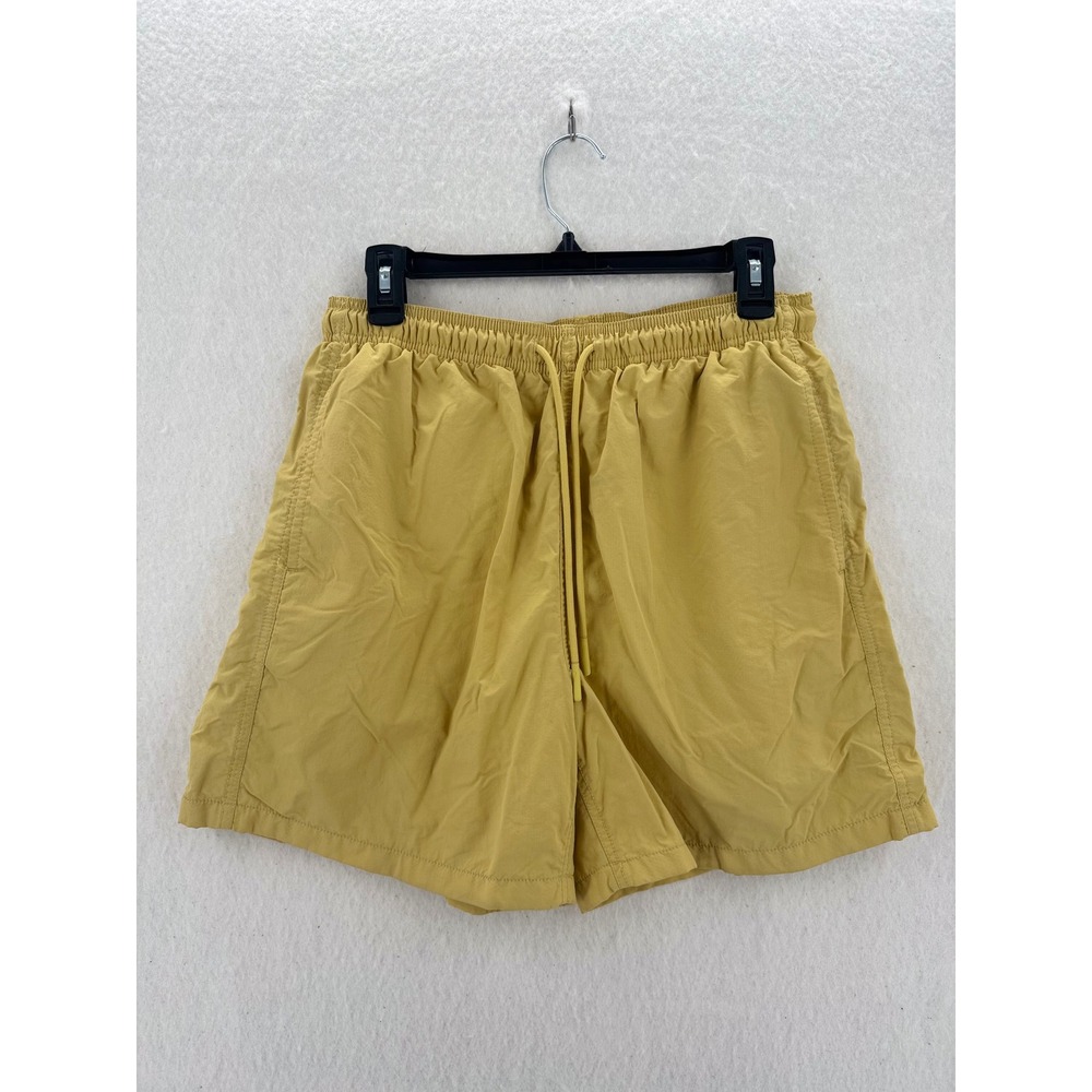 Standard Cloth - Swim Trunks Mesh Lined Nylon - Yellow - L - Mens